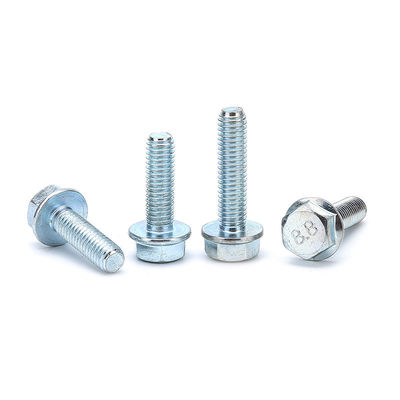 DIN6921 Grau 10.9 Parafuso de flange hexagonal exterior com dentes de flores aconchegados