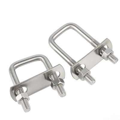 Para aplicações mecânicas e embutidas, para parafusos mecânicos em forma de U em aço inoxidável