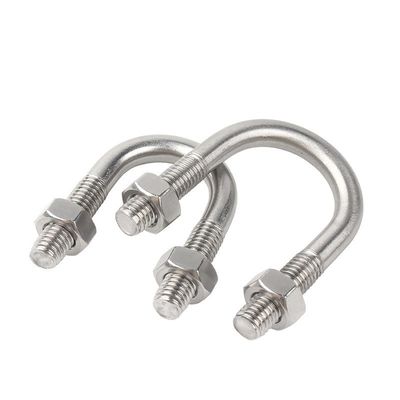 Para aplicações mecânicas e embutidas, para parafusos mecânicos em forma de U em aço inoxidável