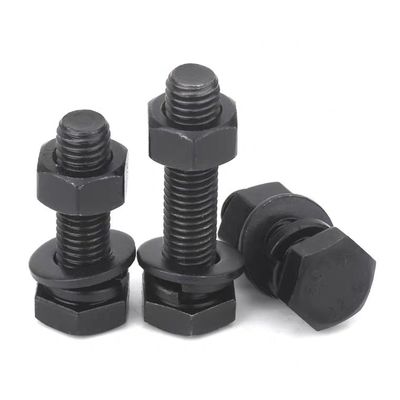 40Cr parafusos e porcas hexadecimais personalizados grau 4.8/8.8/10.9/12.9 Galvanizado preto