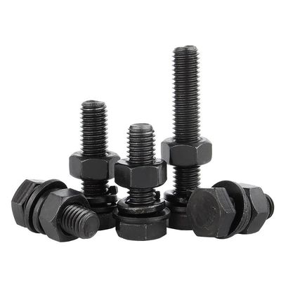 M6 M8 Alta Tensibilidade DIN931 DIN933 Hex Head Bolto e Amarração Grau 4.8 8.8 10.9 12.9 Aço