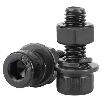 Grau de alta tração 8.8 10.9 12.9 Hex Socket Allen Cap Head Screw Bolt para Construção