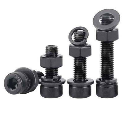Grau de alta tração 8.8 10.9 12.9 Hex Socket Allen Cap Head Screw Bolt para Construção