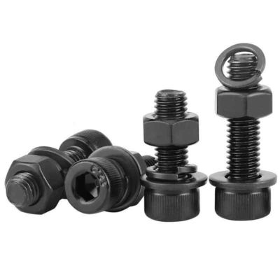Grau de alta tração 8.8 10.9 12.9 Hex Socket Allen Cap Head Screw Bolt para Construção