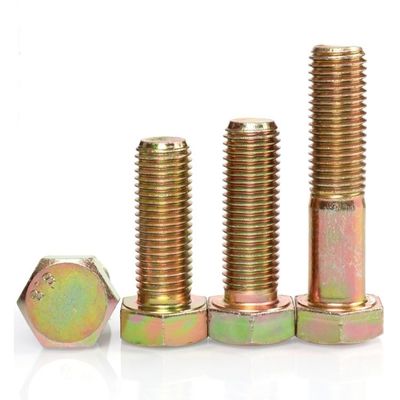 8.8 10.9 12.9 Grau de alta resistência à tração Hex cabeça parafuso e DIN934 Hex Nut