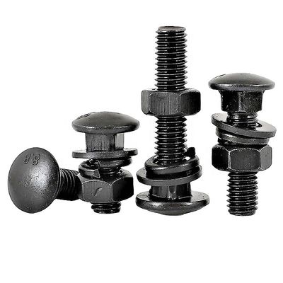 Preto ZP HDG galvanizado a quente DIN603 Grau 4.8 8.8 10.9 12.9 Carrinho de carrinho