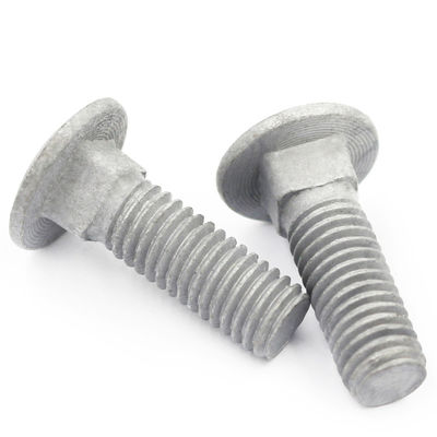 Preto ZP HDG galvanizado a quente DIN603 Grau 4.8 8.8 10.9 12.9 Carrinho de carrinho